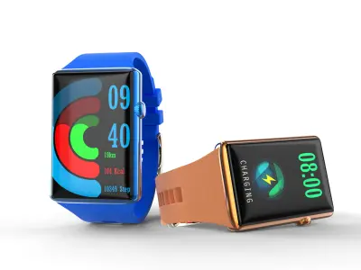 Garmin Apple  Sport Smart Pink Gold running-Watch band 3D model Low-poly 3D model