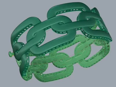 bracelet cartier-01 3D print model