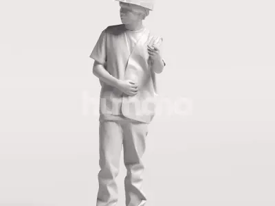 Humano Man Warehouse Worker Engineer -2506-041-5103 3D model