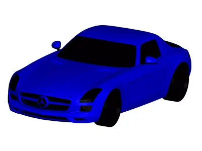 Mercedes Benz SLS 2010 3D model