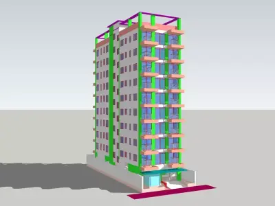 Apartment 01 3D model