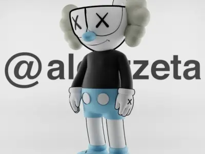 Kaws MugMan for Print 3D print model