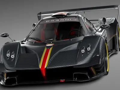 Pagani Zonda Revolucion 2013 3D model