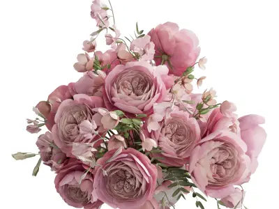 Flower In Vase 61 3D model