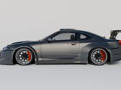 Nissan Silvia 3D model