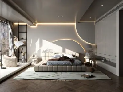  Bedroom Interior Model 3D model