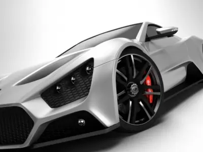 Zenvo ST1 Race Car 3D model