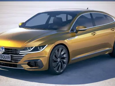 Volkswagen Aerton R-line 2018 3D model