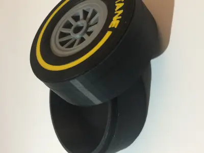 Racing Tyre Gift Box 3D print model