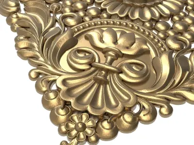  decorative pattern ready for 3D printing 3D model 397