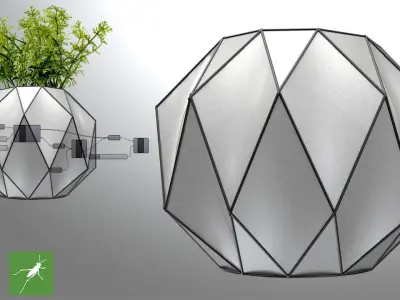 Parametric Vase Design in Grasshopper Rhino 3d model Download 3D model