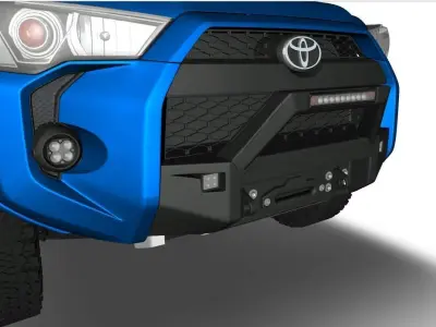 Bumper Central For Toyota 4Runner 2015-2018 3D model