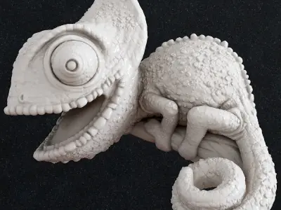 Chameleon butterfly Wall decor 3D print model