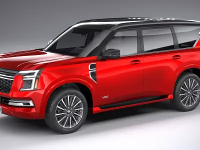 Nissan Armada 2025 3D model