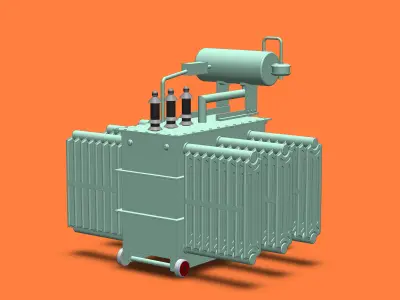 Distiribution Transformer High Voltage 3D print model