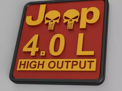 JEEP LOGO 3D print model