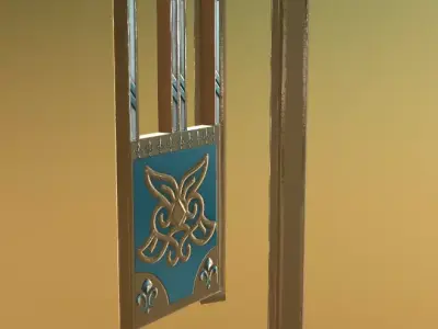 Door 06 Low-poly 3D model