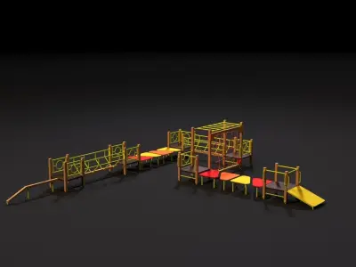 Sports complex 24 3D model