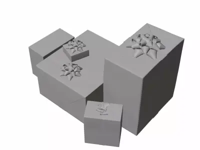 Gift box 11 3D model