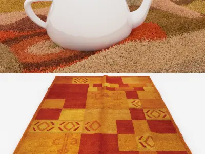 Rugs No 119 Low-poly 3D model