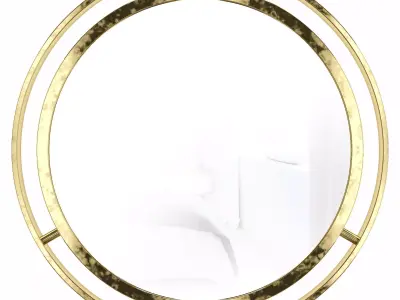 Terwilliger Round Wall Mirror 3D model