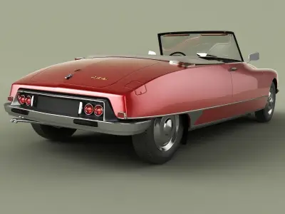 Citroen DS 21 Cabrio 3D model