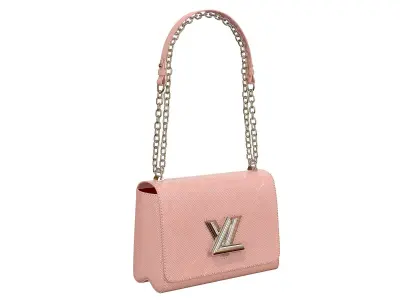 Louis Vuitton Bag Twist Epi Pink Leather 3D model