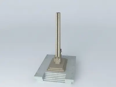 Monument to Labrador Free 3D model