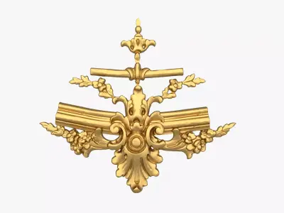 Classic decor ornament 231 3D model
