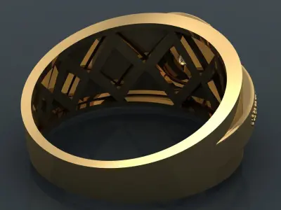 Men ring 3D print model get