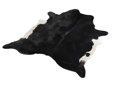 Black and White Cowhide Rug A24333 3D model