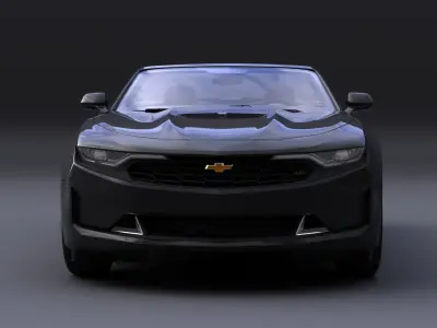 CHEVROLET CAMARO CONVERTIBLE 2022 Low-poly 3D model