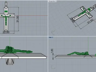 Cross model 683 3D print model