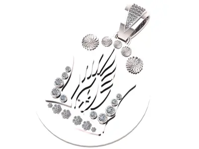 modern fashion jewelry PENDANT 3D print model