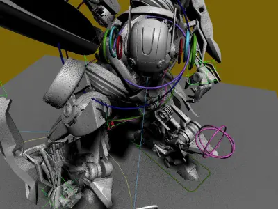 M10 Transformer-like Robot 3D model