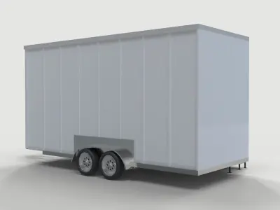 Restroom Trailer Rental 3D model