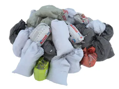 Construction Garbage 3D model