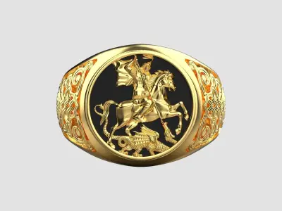 Victorious rings  3D print model