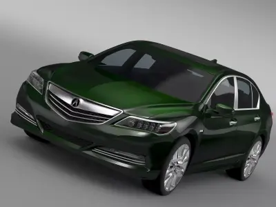 Acura RLX SH AWD 2015 3D model