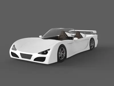 Cabriolet Car 3D model