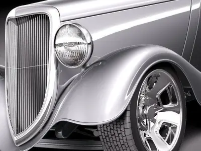 1933 HotRod StreetRod Custom 3D model