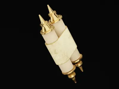 Ancient Scroll  Low-poly 3D model