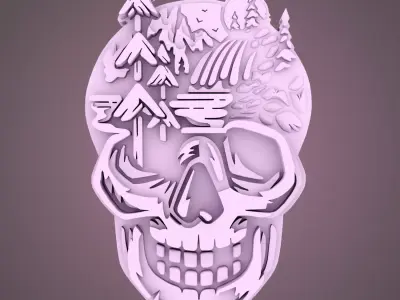 Skull Design 3D print model
