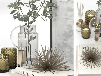 Decorative Set 08 3D model