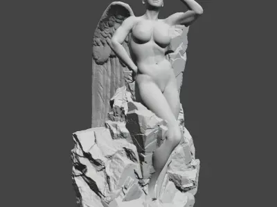 creation of woman 3D print model