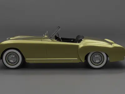 Nash-Healey Roadster 1952 3D model