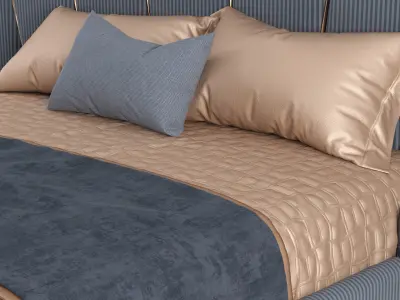 Luxury Bed 3D model