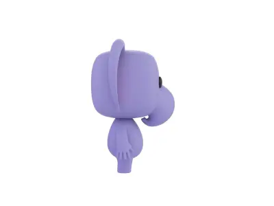 Cartoon Elephant 3D model get