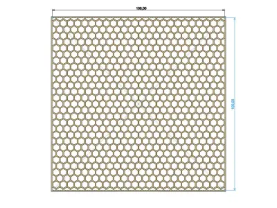 Collection of flat geometrical patterns 3D print model