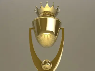 Trophy golden 3D model